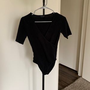 Black Top Shop Body Suit